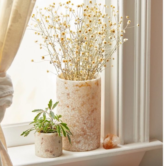 Gia Resin Boho Beach Plant Flower Planter Vase - Picture 4 of 4